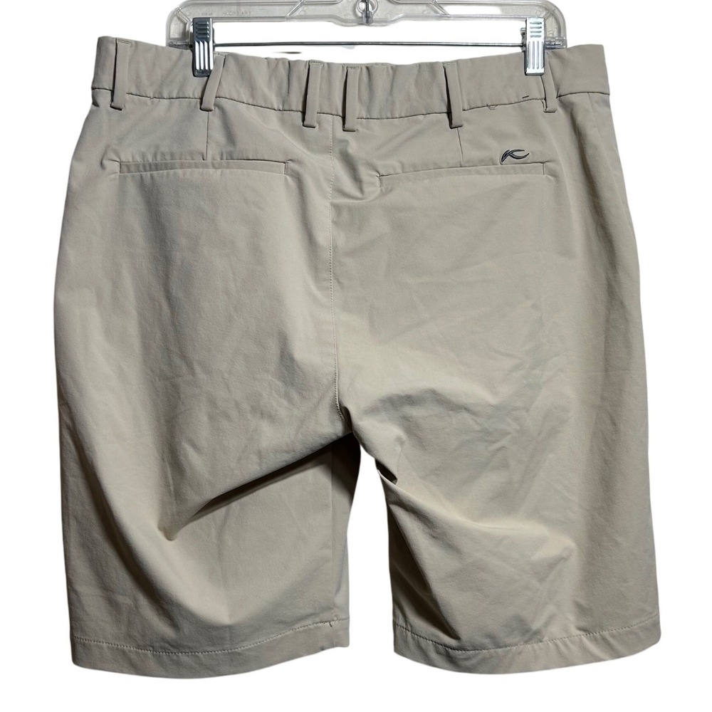 Kjus Men Ike Shorts Tan Beige‎ Golf Performance Stretch W38 Regular Fit - Picture 4 of 6